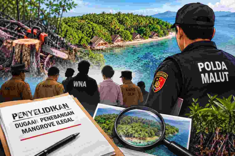 Tebang Mangrove Kusu Island Diusut Polda, Dua Kadis Diperiksa