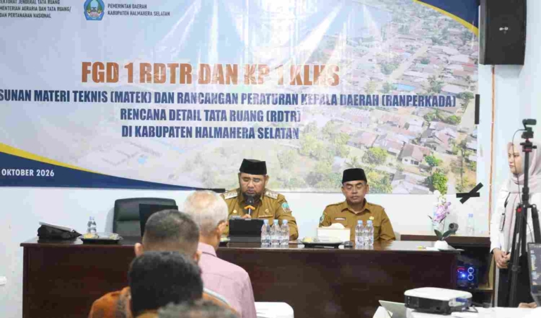 Bupati Halsel: RDTR Kawasi, Saketa Beri Kepastian Hukum Investasi